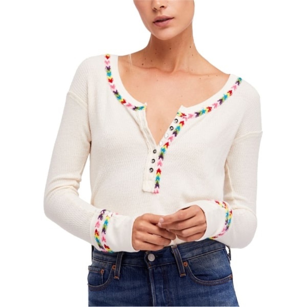 Free People Thermal Shirt Small